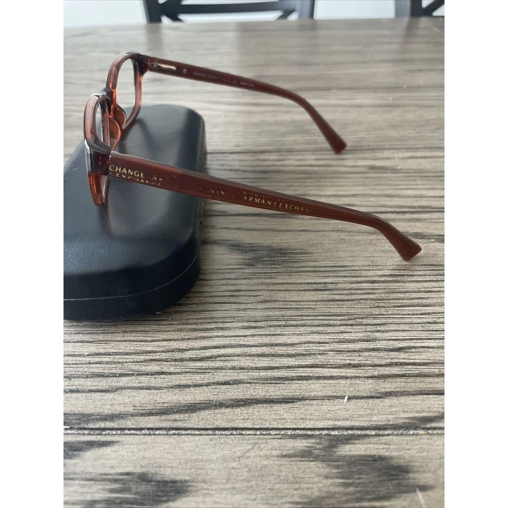 Armani Exchange AX3009 8063 Womens Brown Cats Eye Eyeglasses Frames 53/16~135